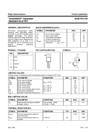 Datasheet BUK7575-55 производства Philips